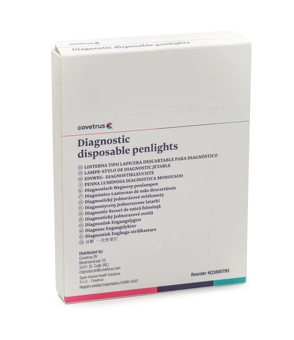 Covetrus Linternas Desechables 6Ud con Medidor de Pupila